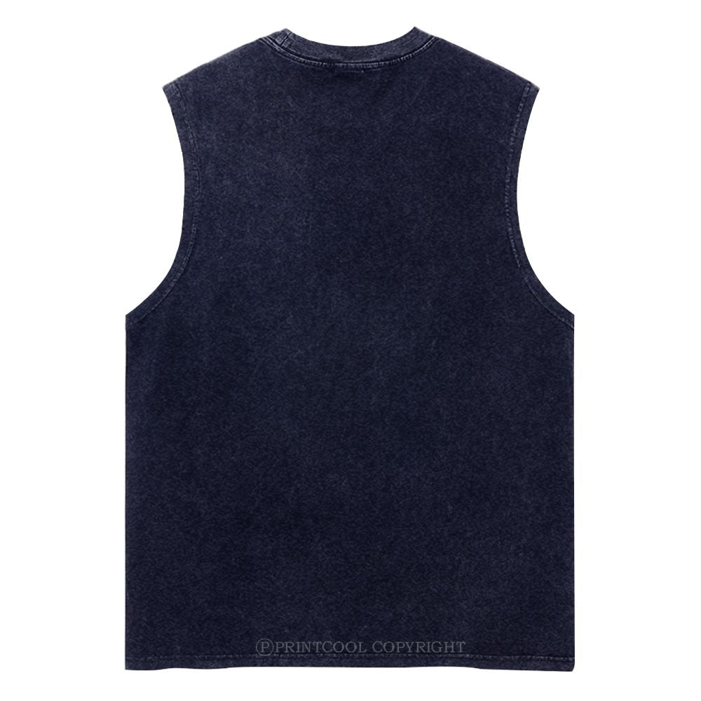 Colorful Insects Unisex Washed Tank Top