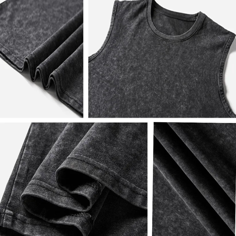 Pagewings Defend the Public Library Unisex Washed Tank Top