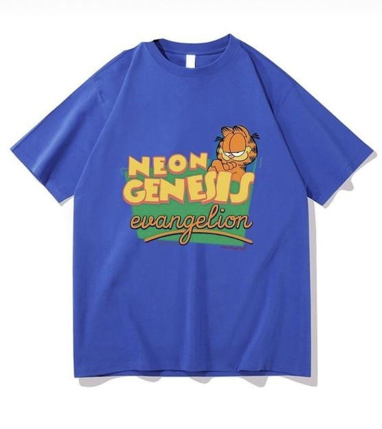 Neon Genesis Evangelion Garfield Cat … fashionstation