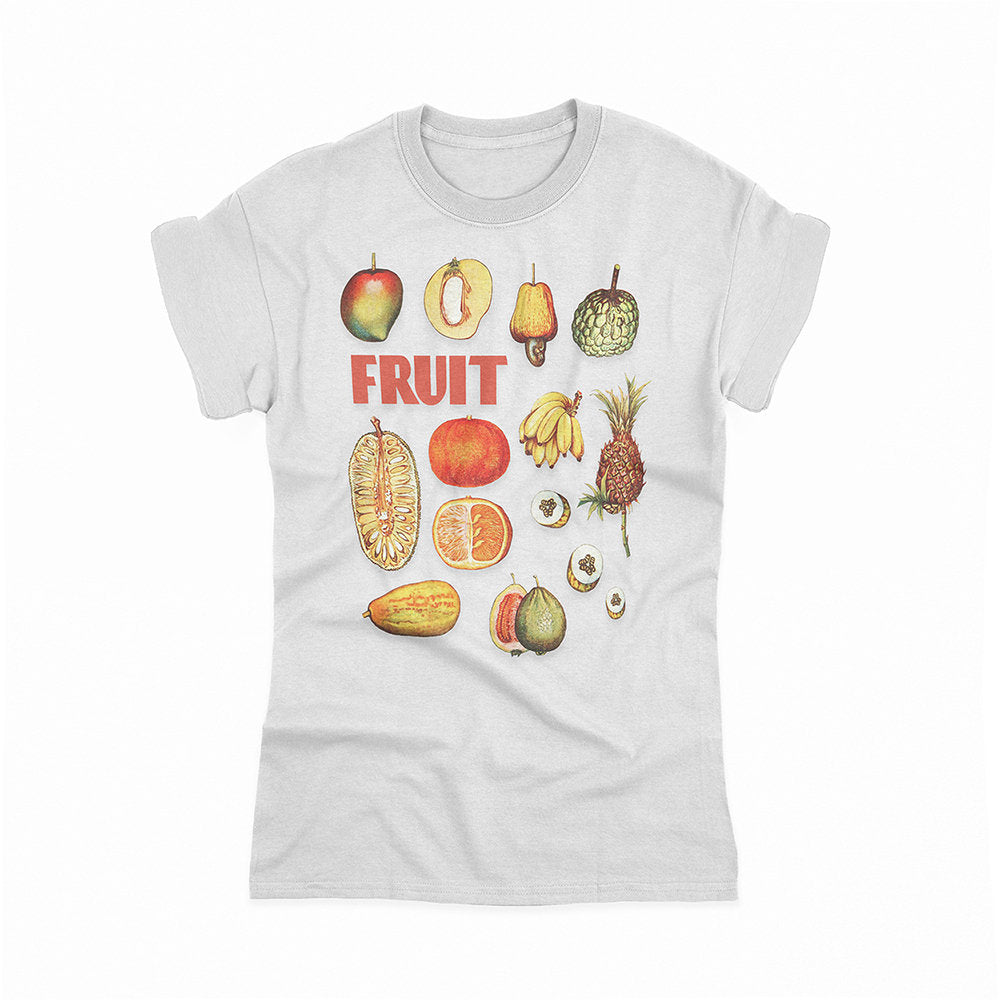 Retro Fruit Graphic Tee | Vintage-Inspired Unisex T-Shirt