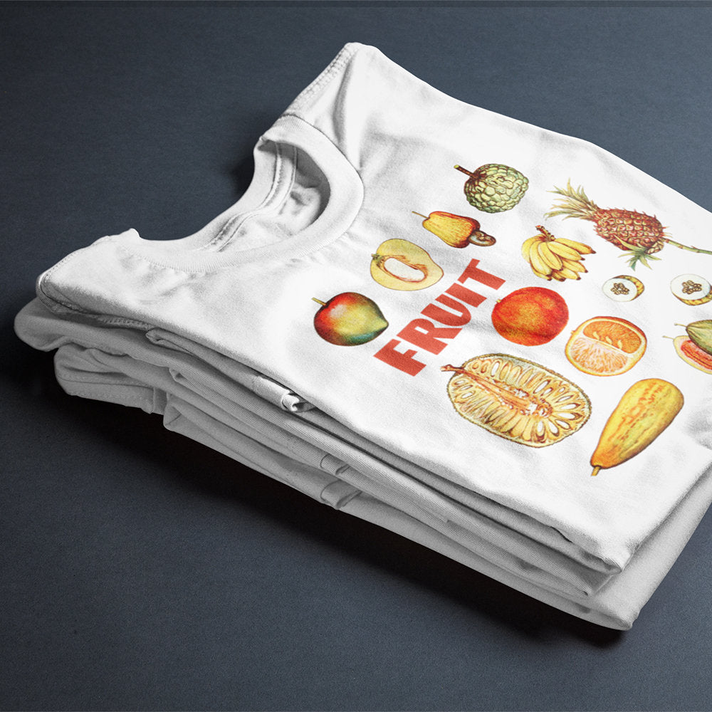 Retro Fruit Graphic Tee | Vintage-Inspired Unisex T-Shirt