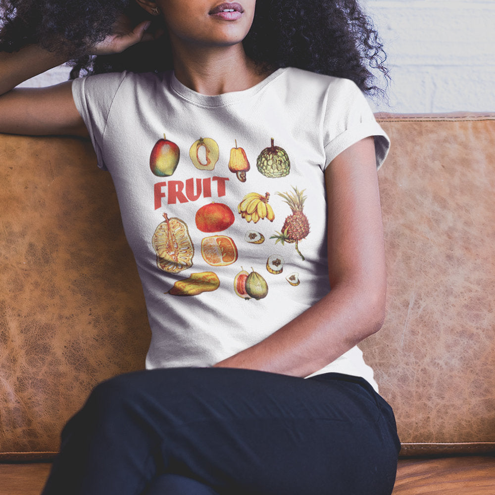 Retro Fruit Graphic Tee | Vintage-Inspired Unisex T-Shirt