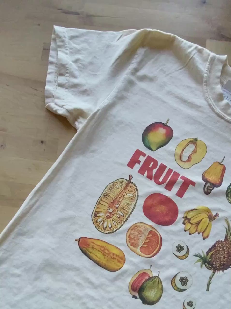 Retro Fruit Graphic Tee | Vintage-Inspired Unisex T-Shirt