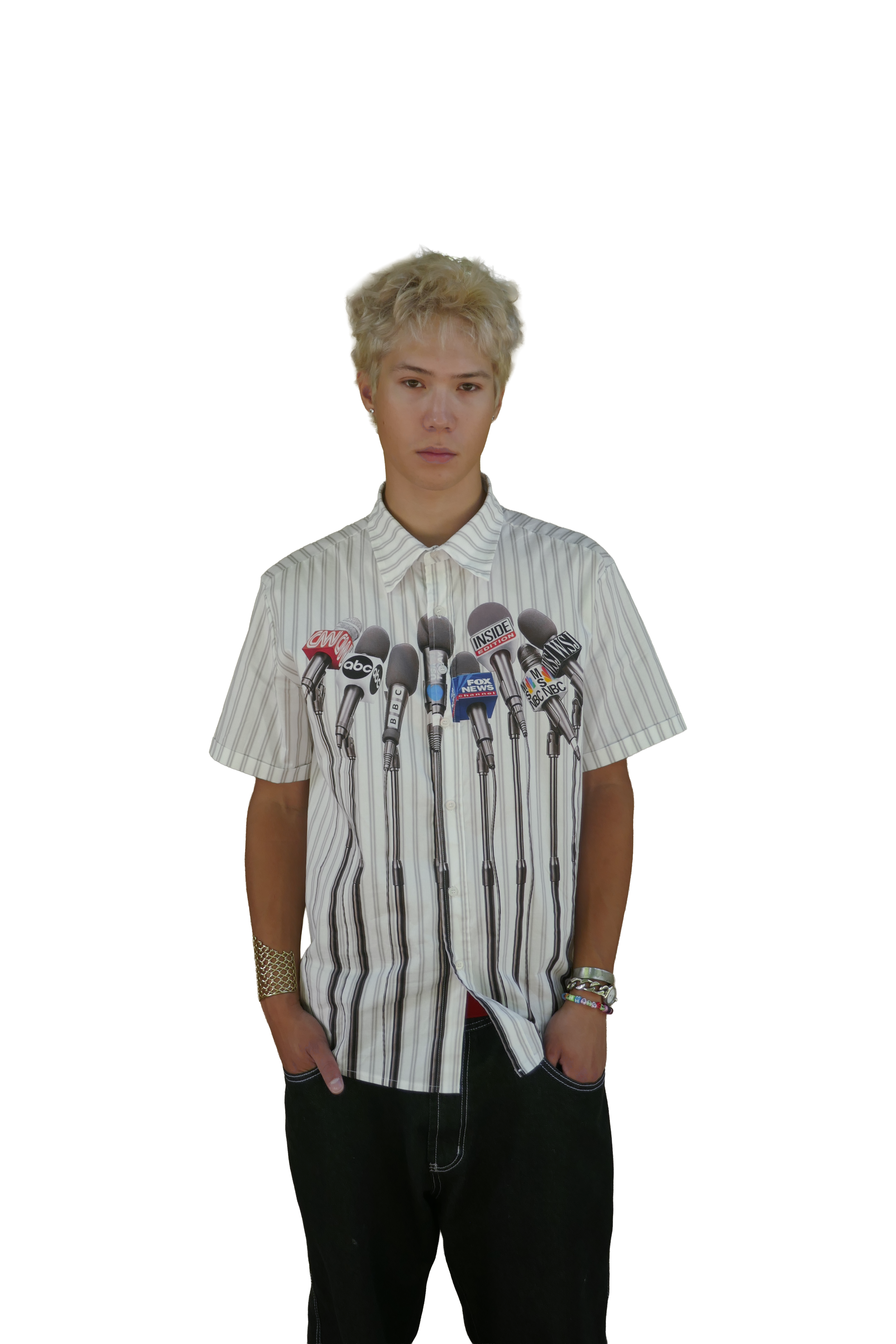 Hear Me Out Short Sleeve Button-Up (OG)