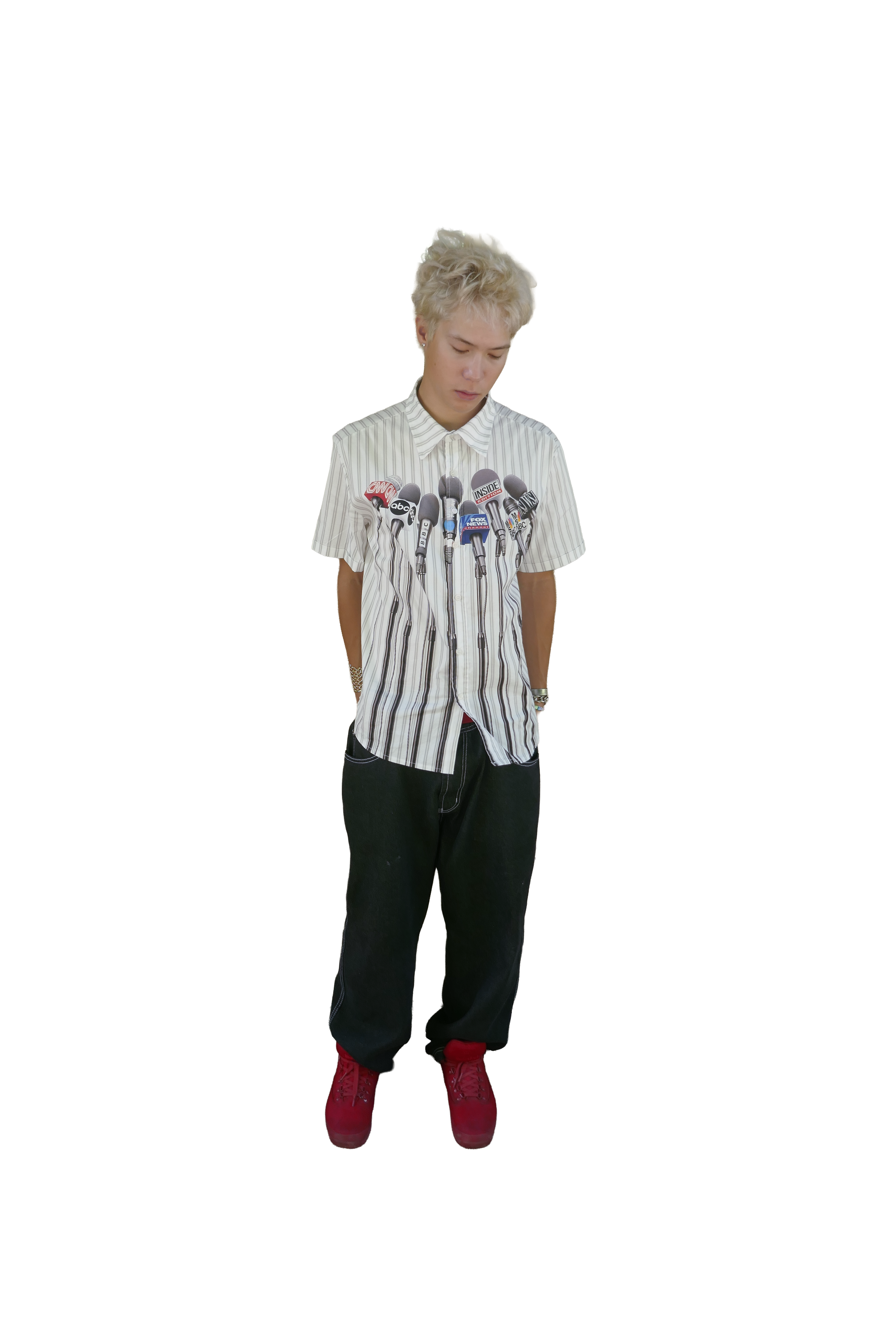 Hear Me Out Short Sleeve Button-Up (OG)